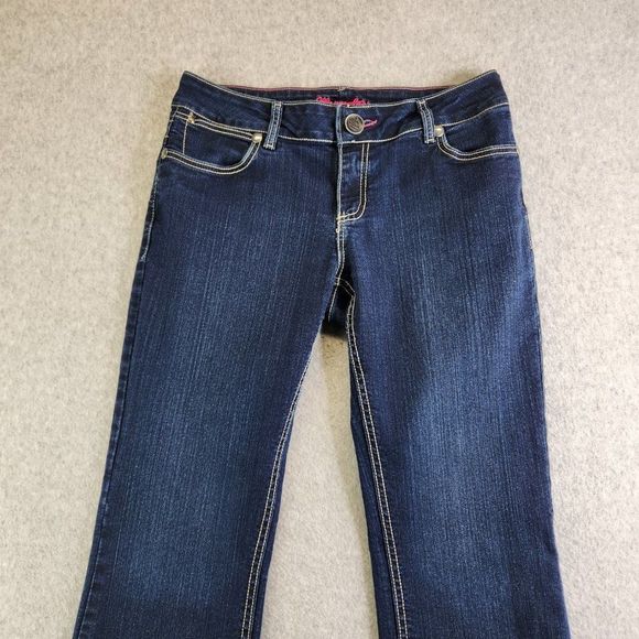 Wrangler Jeans Womens 8 Blue Booty Up Carolina Breakaway Bootcut Western Ranch - Picture 3 of 16